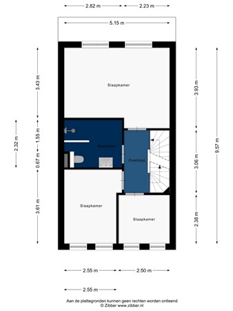 Floorplan - Sterreschans 48, 2342 BN Oegstgeest